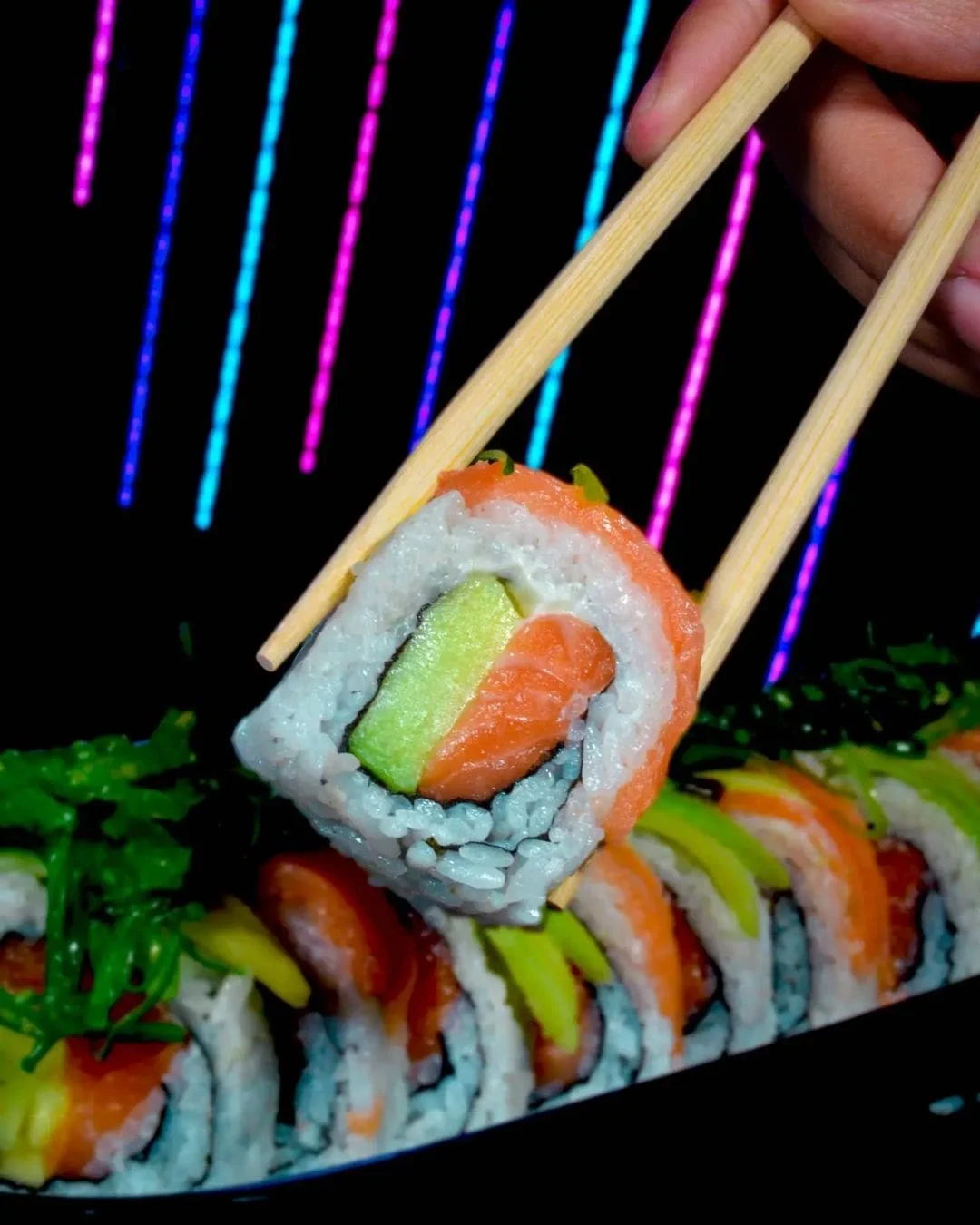 Roll de salmón